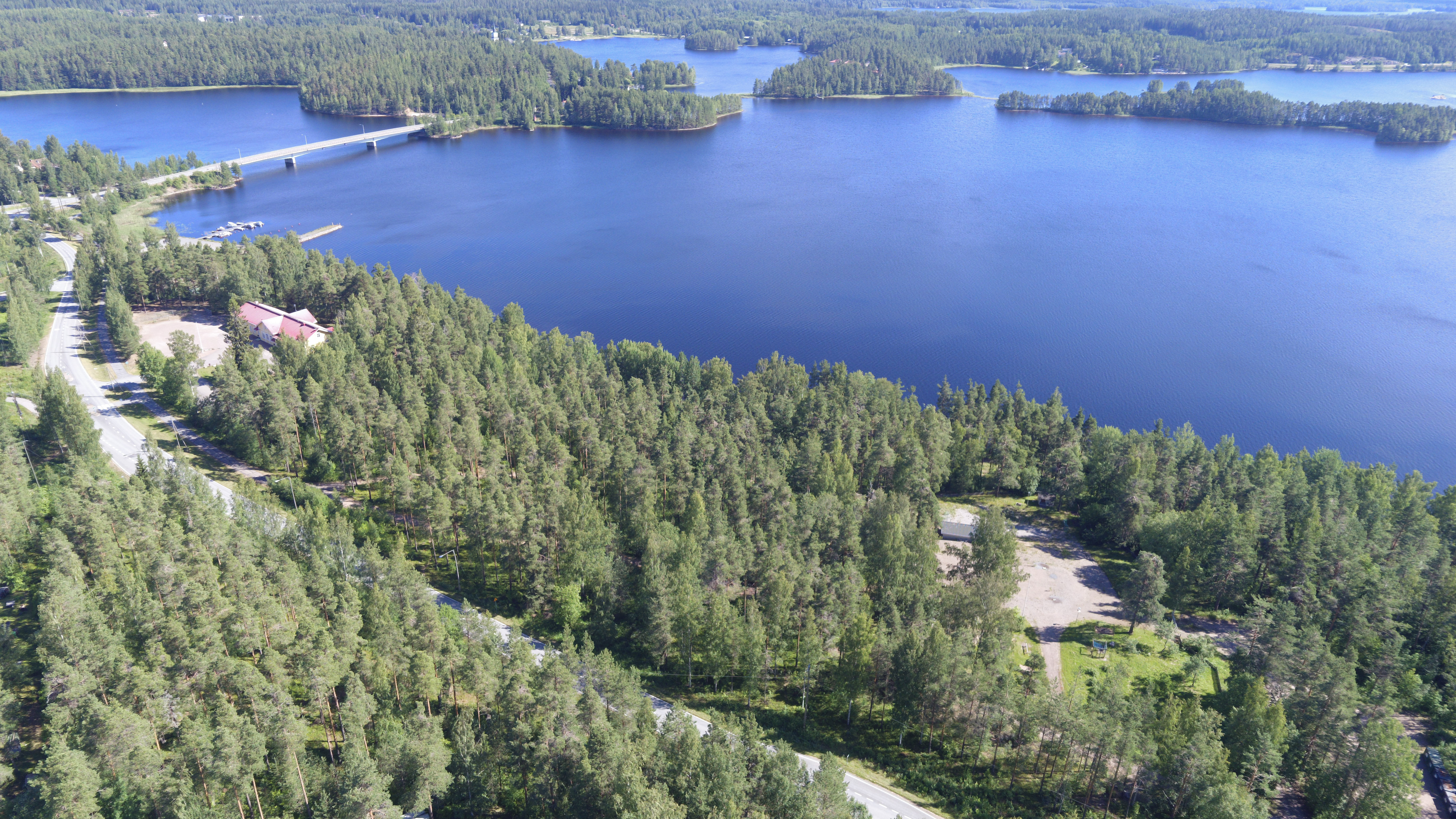 Näkymä Vaittilanrannasta Saimaalle